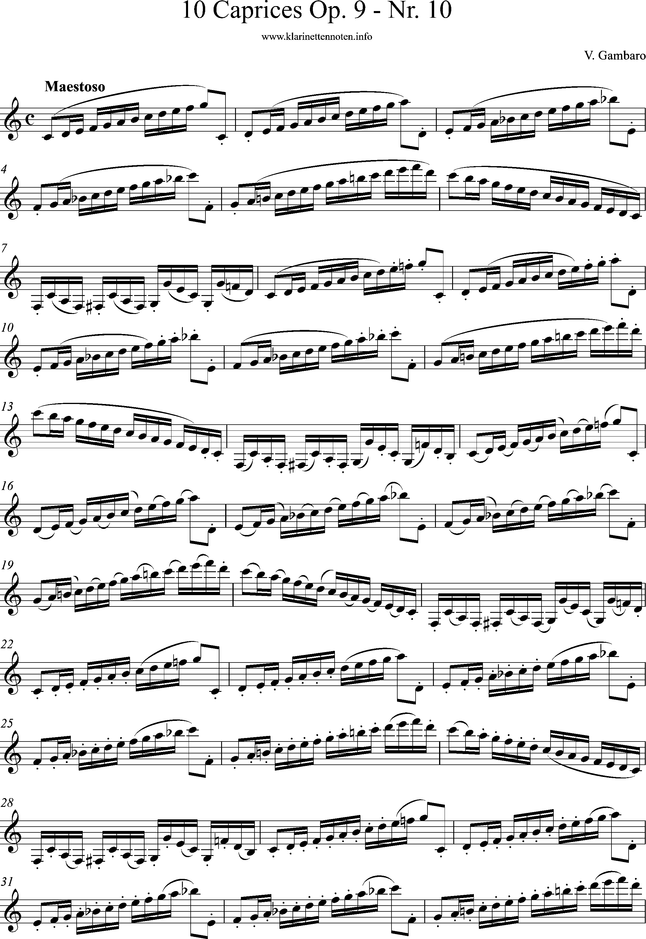 10 Caprices op. 9, Nr-10, page 1